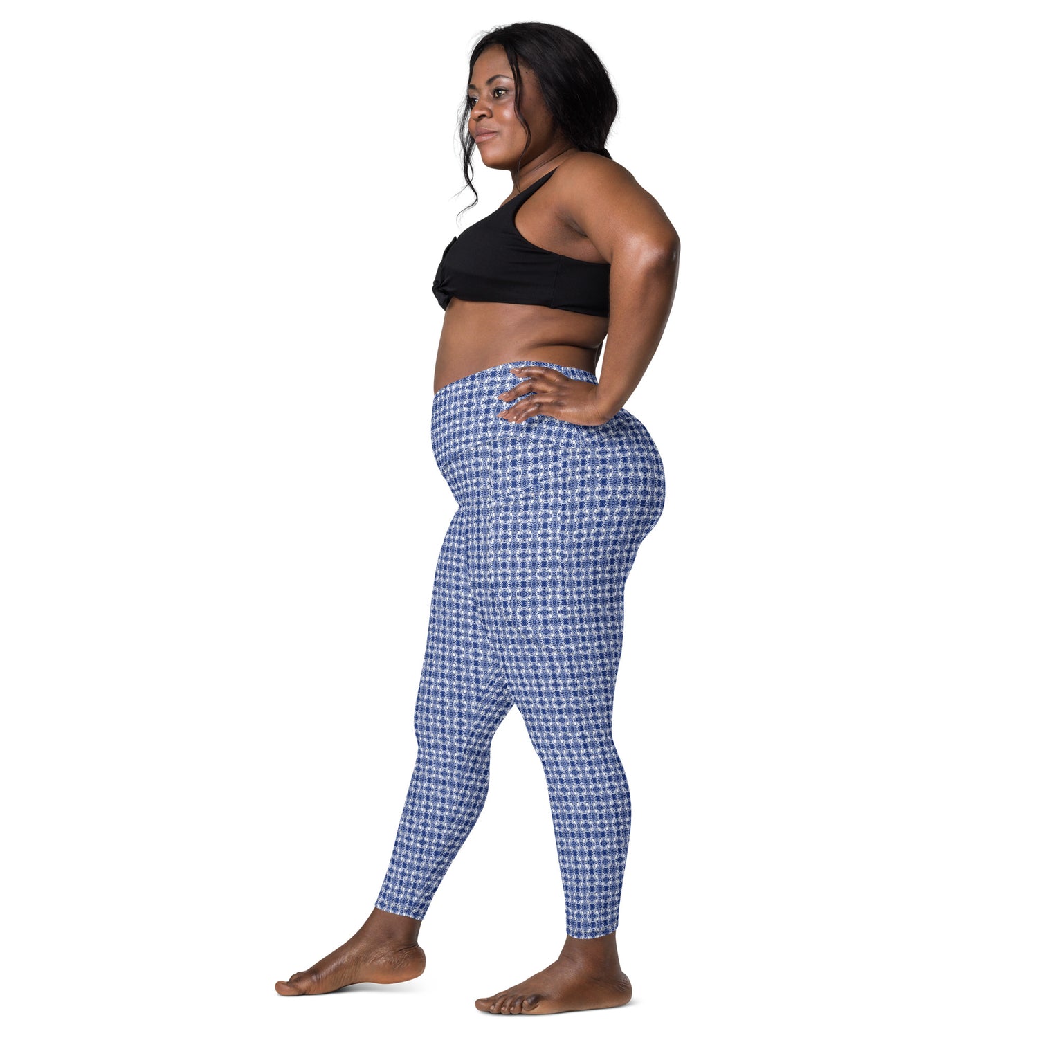 Dynamic Crossover Legging w/ Pockets - Opera Bound