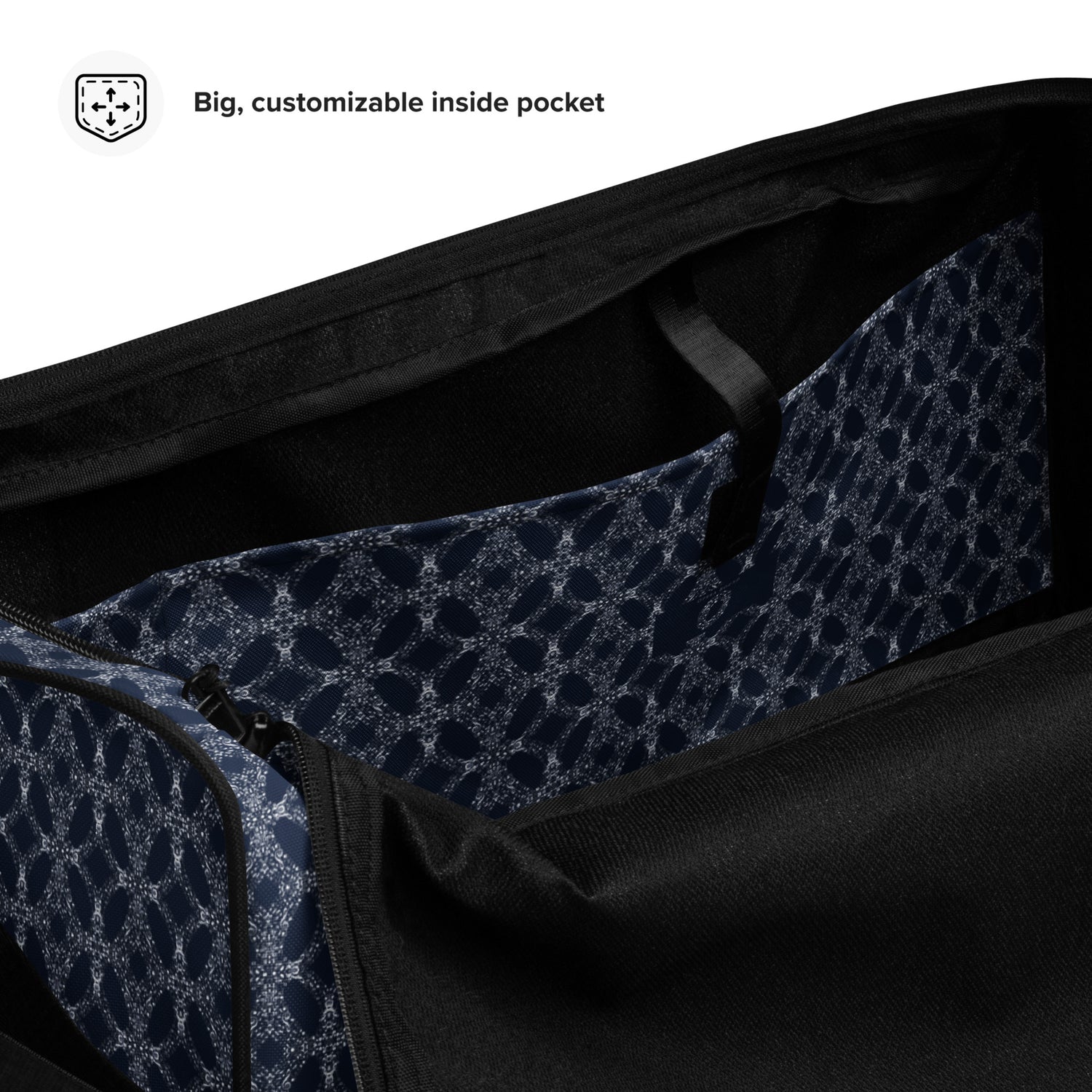 Blue Melody Large Duffel Bag