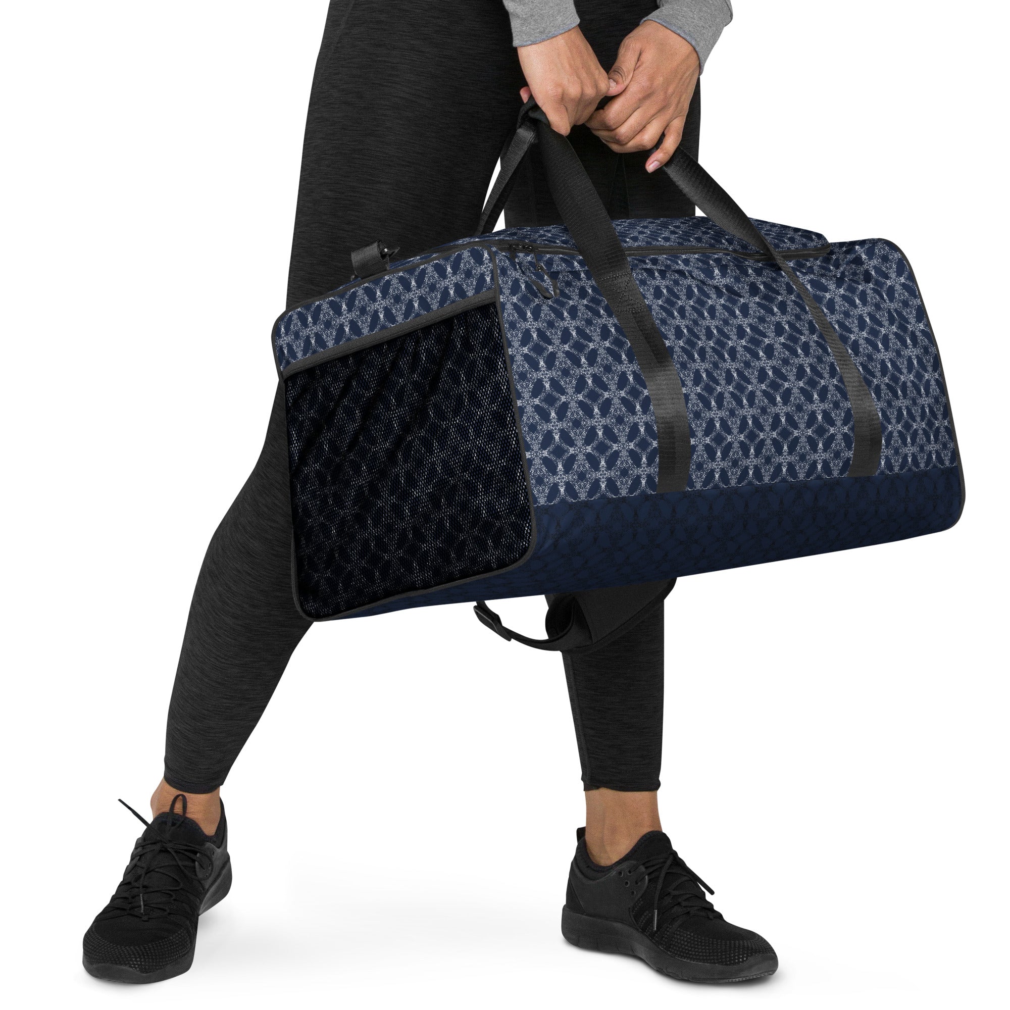 Blue Melody Large Duffel Bag