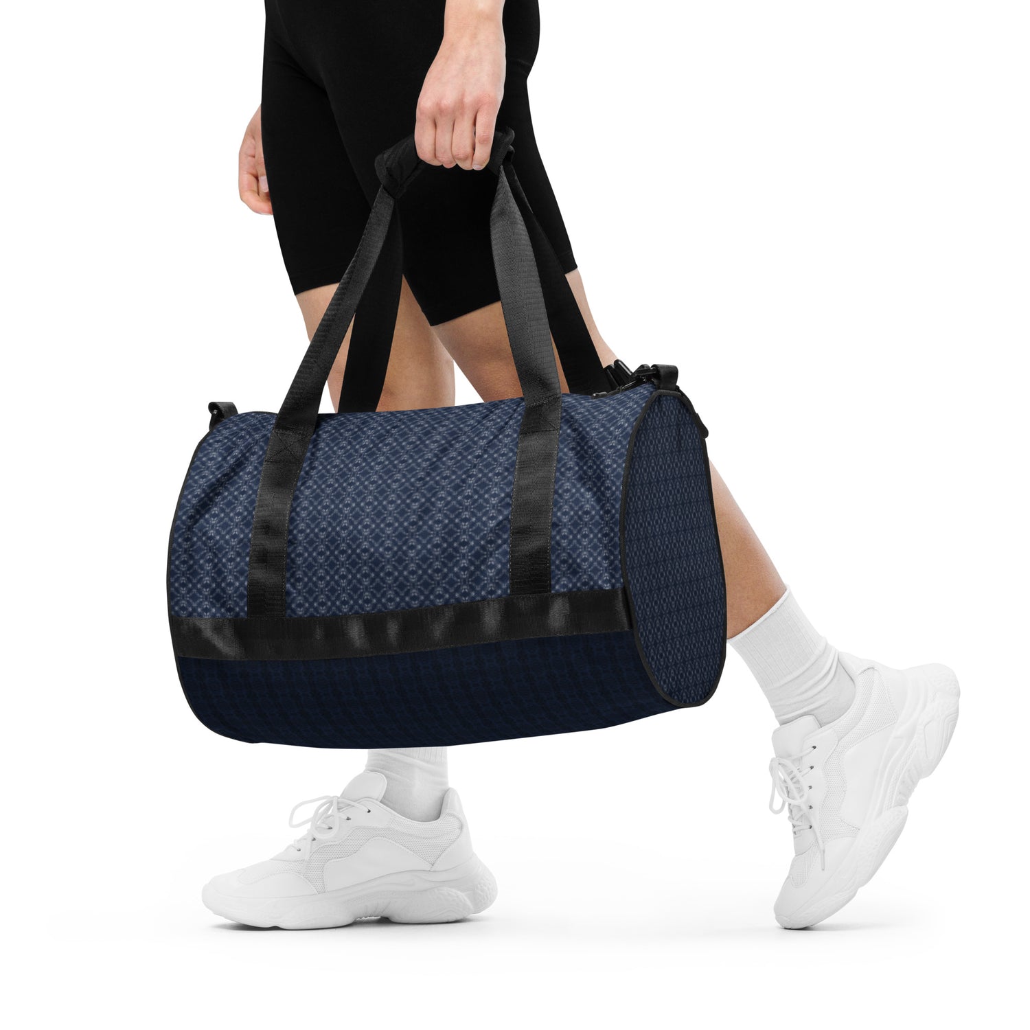 Melody Pattern Navy Gym Bag