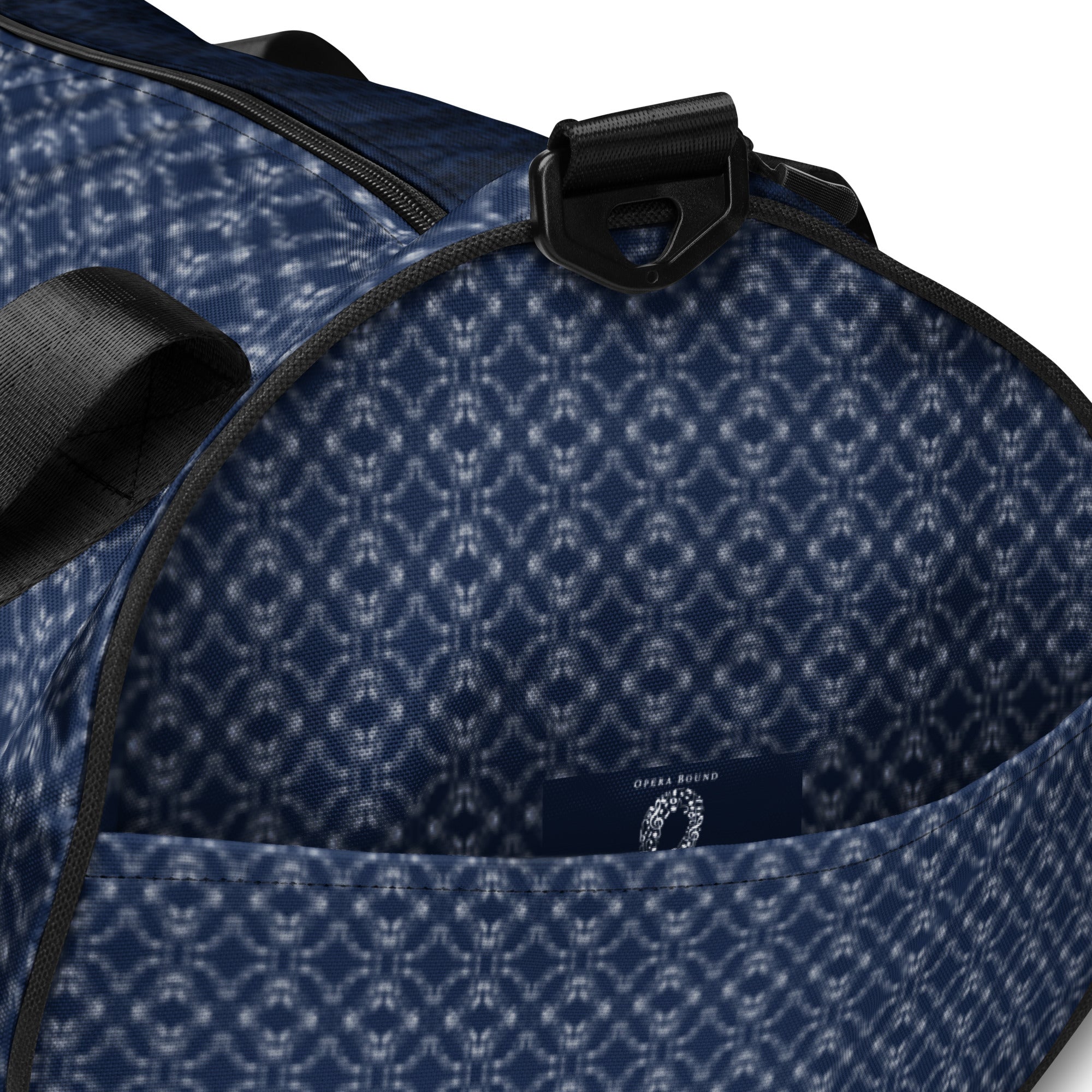 Melody Pattern Navy Gym Bag