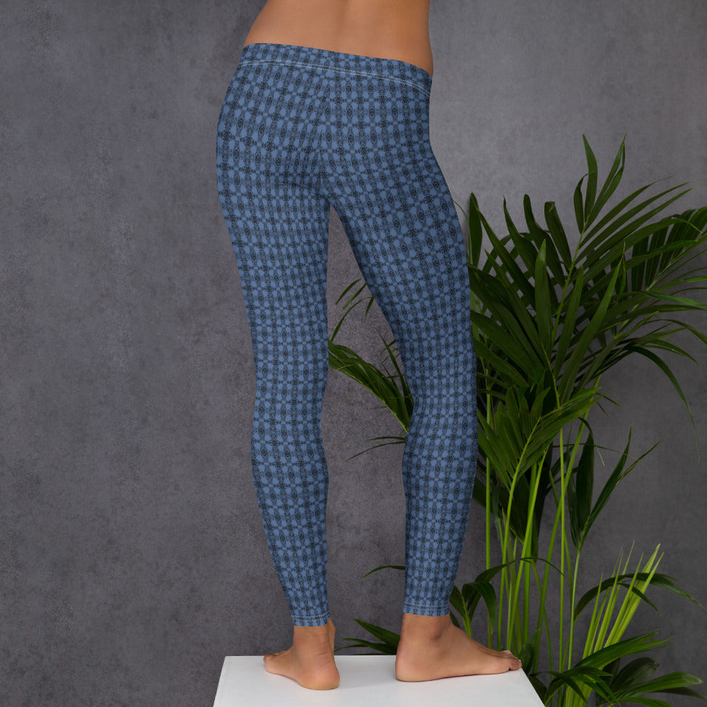 Blue Timbre Leggings