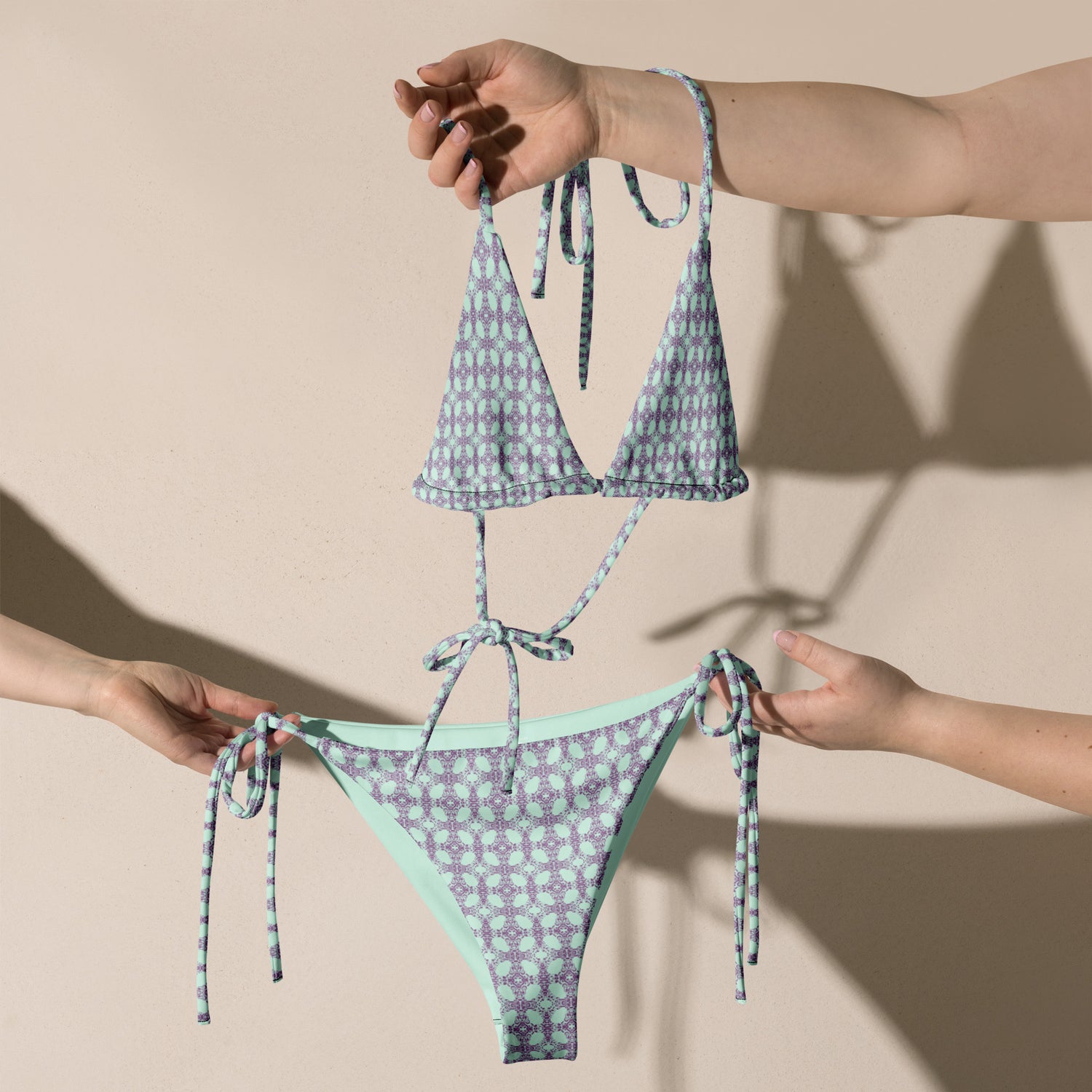 Tempo Recycled String Bikini - Opera Bound