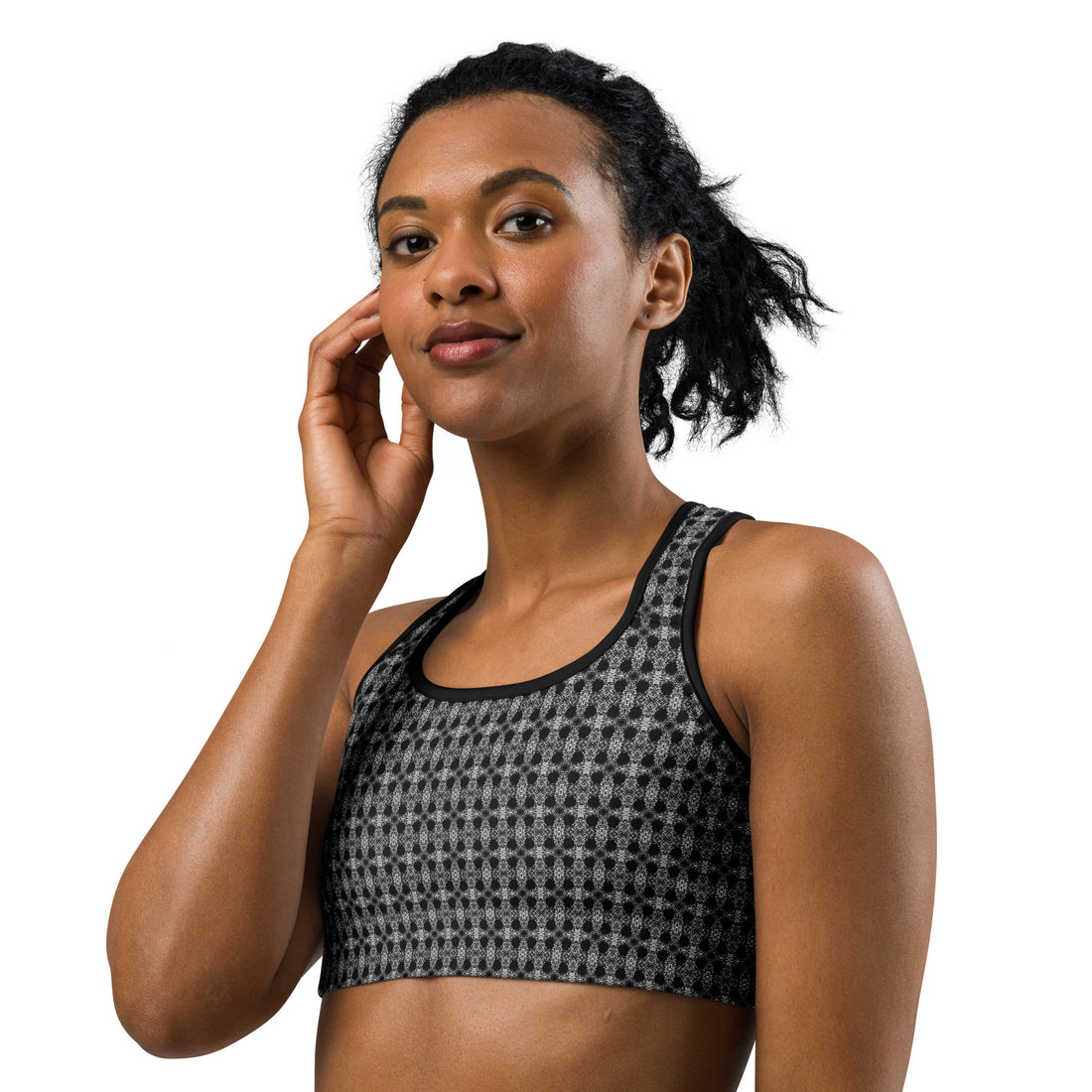 Black Timbre Sports Bra