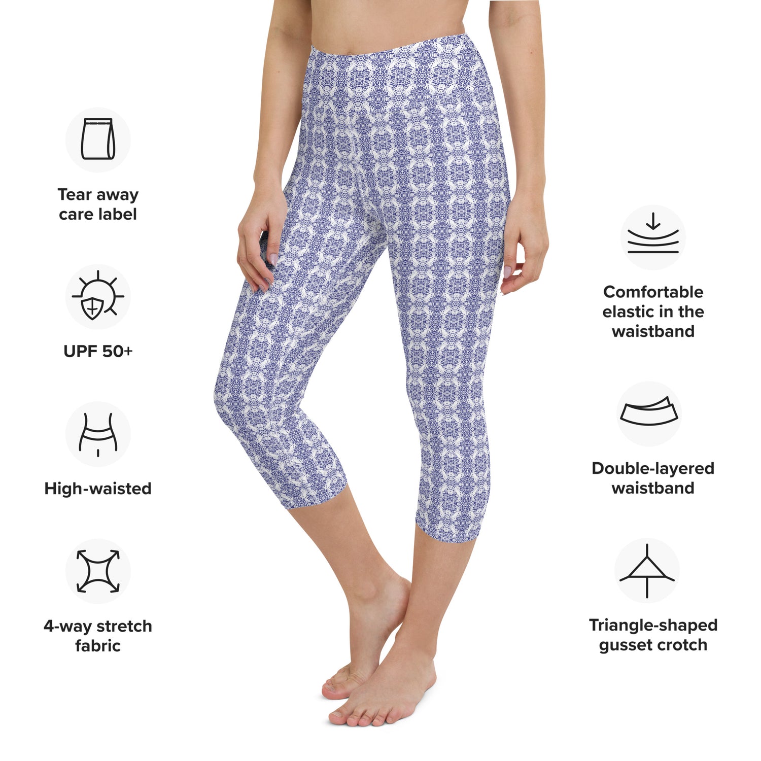 Dynamic Capri Leggings - Opera Bound