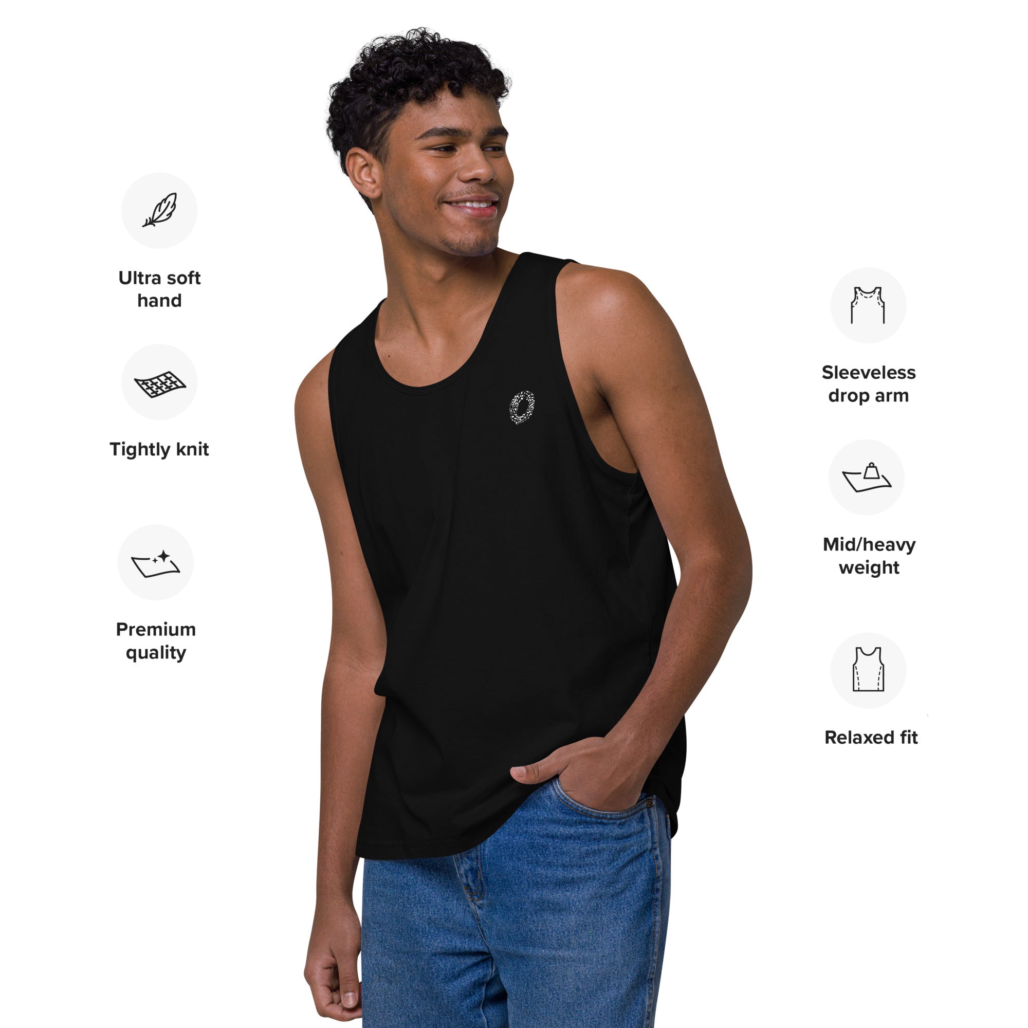 Men’s Premium Cotton Logo Tank