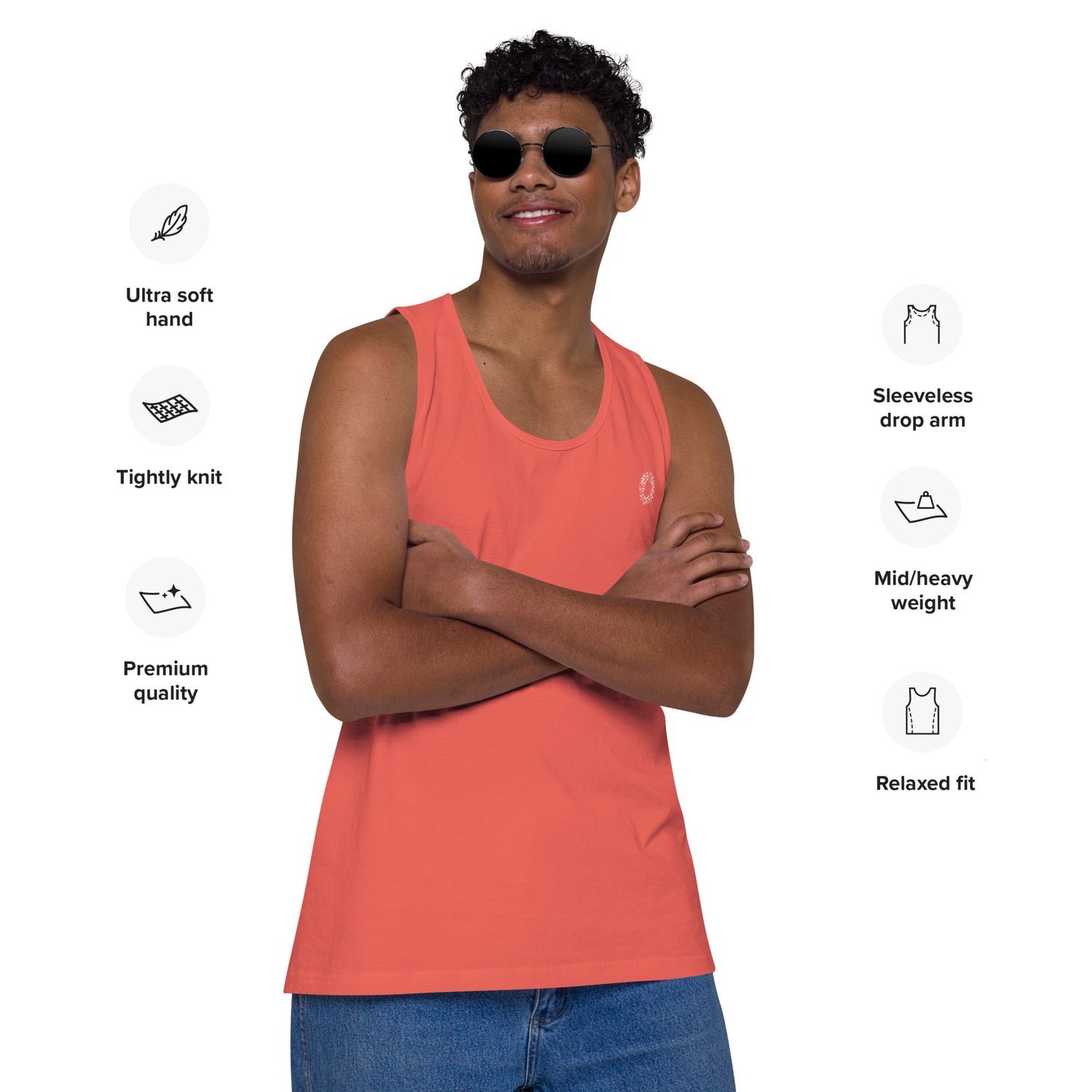 Men’s Premium Cotton Logo Tank