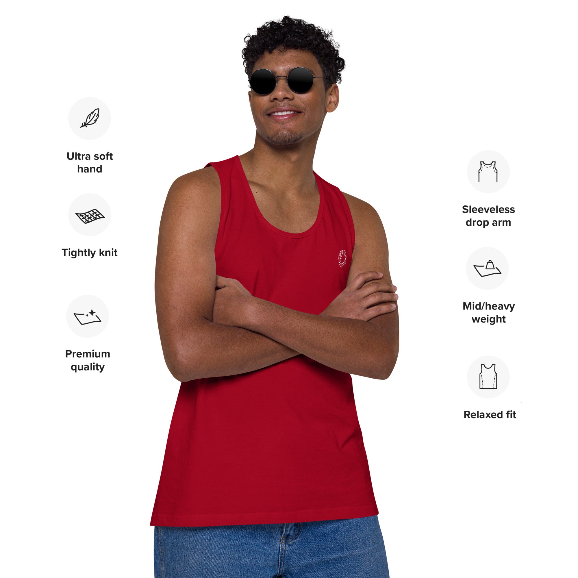 Men’s Premium Cotton Logo Tank