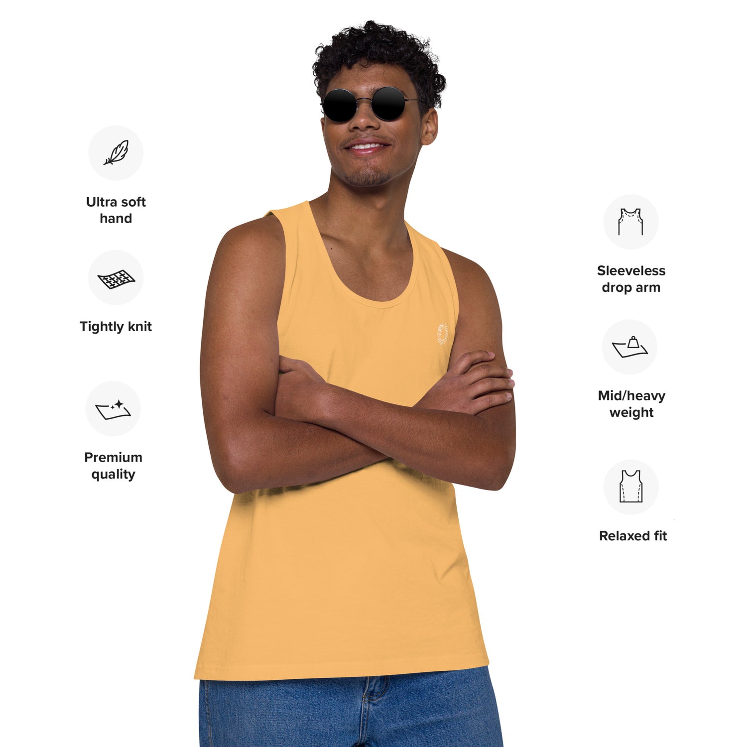 Men’s Premium Cotton Logo Tank