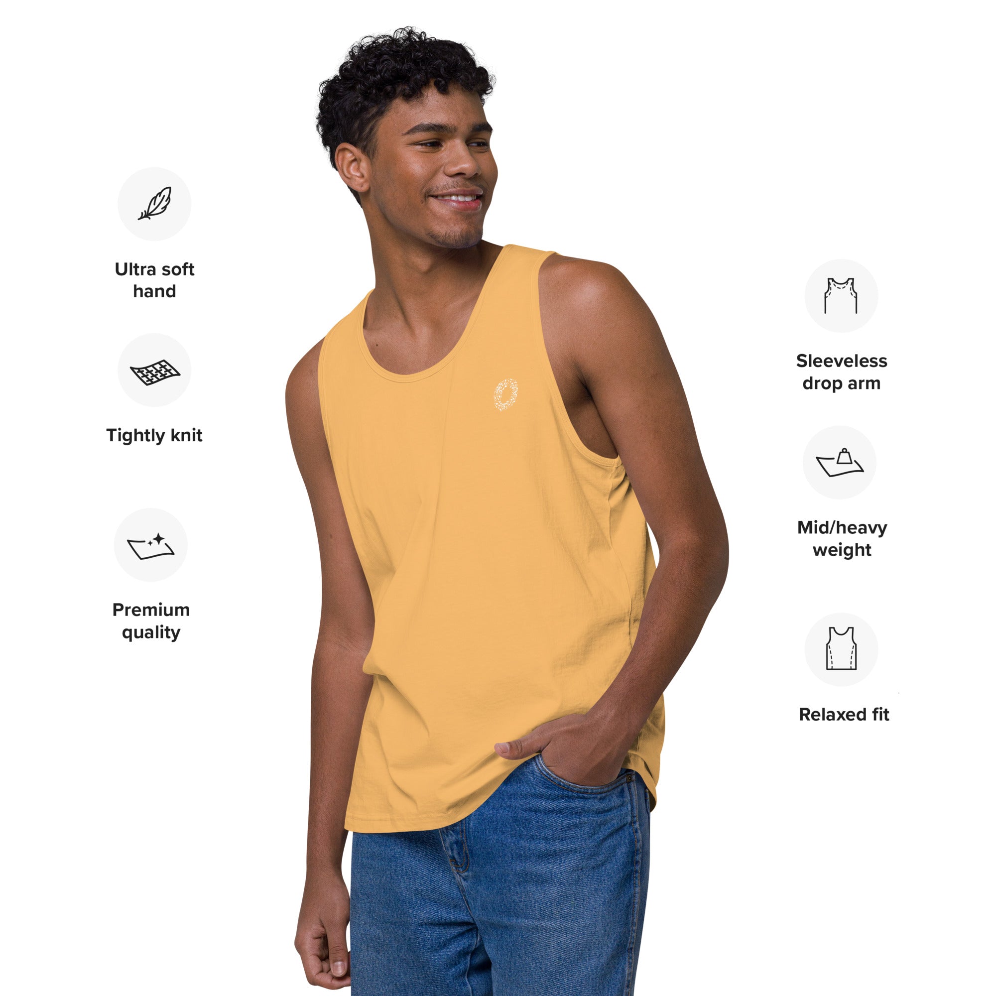 Men’s Premium Cotton Logo Tank