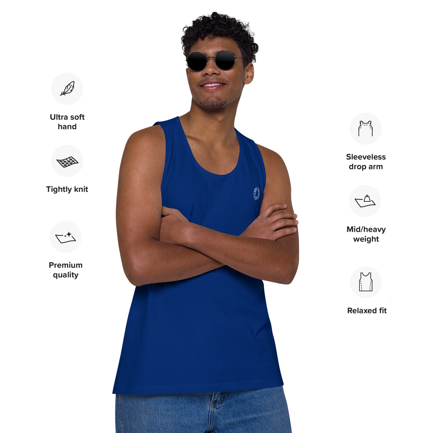 Men’s Premium Cotton Logo Tank