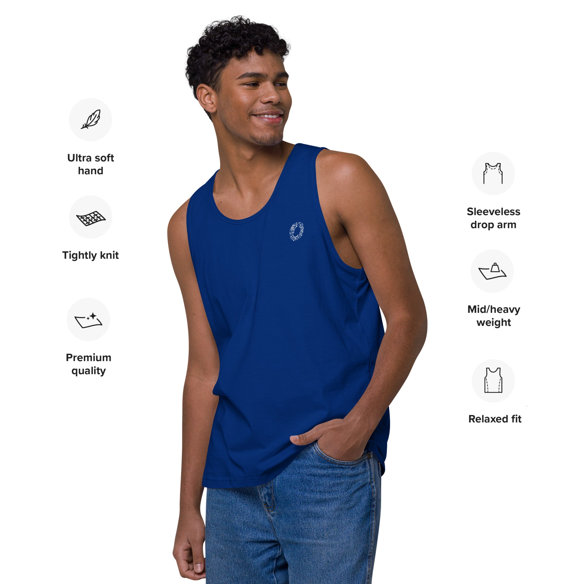 Men’s Premium Cotton Logo Tank