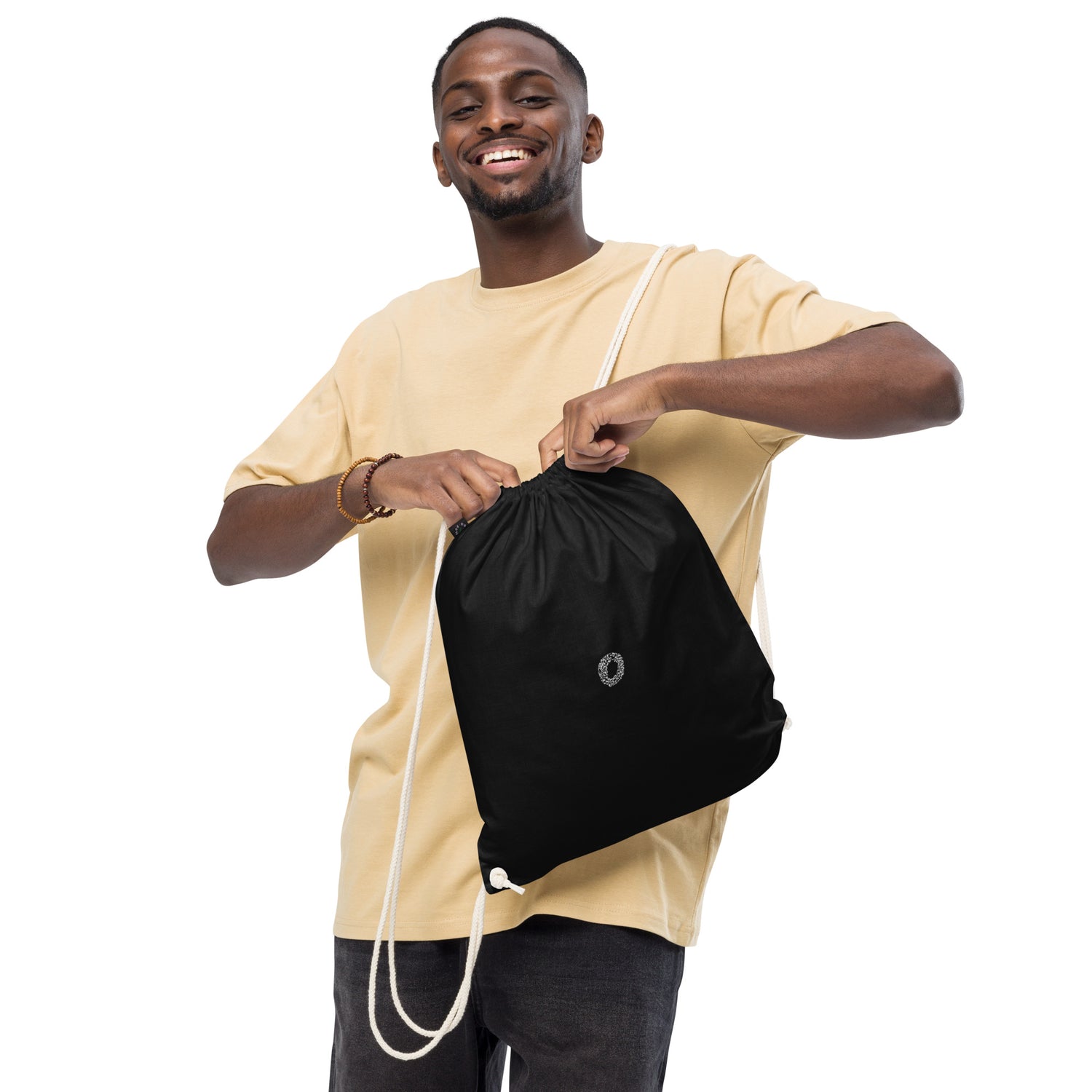 O Logo Drawstring Go Bag