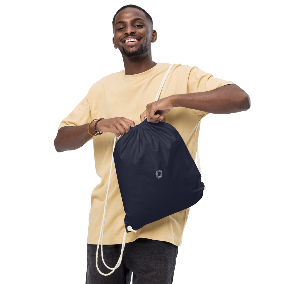 O Logo Drawstring Go Bag