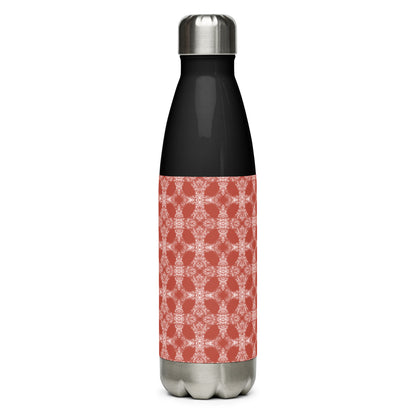 Texture Black Stainless Steel Water Bottle