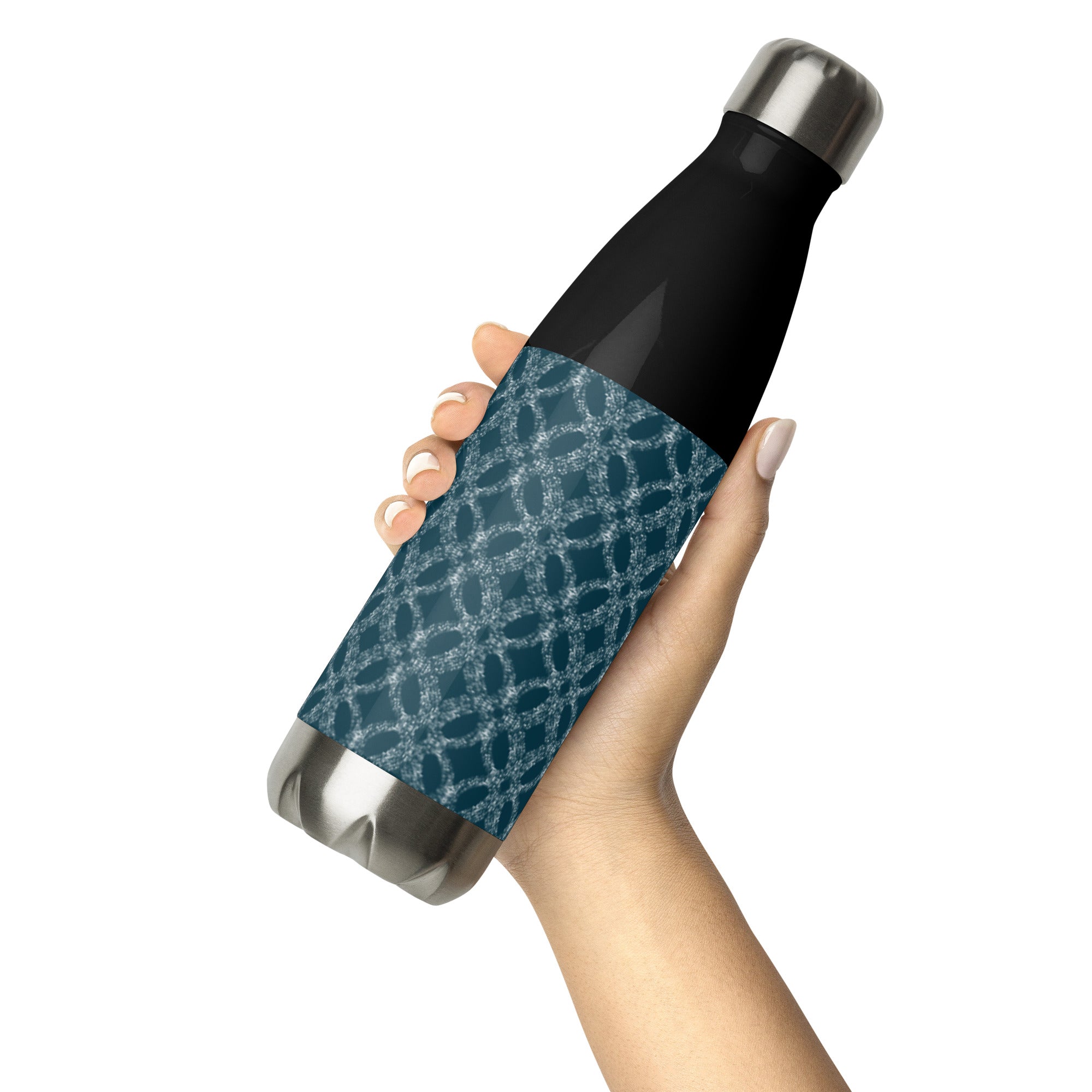 Melody Blue Stainless Steel Water Bottle