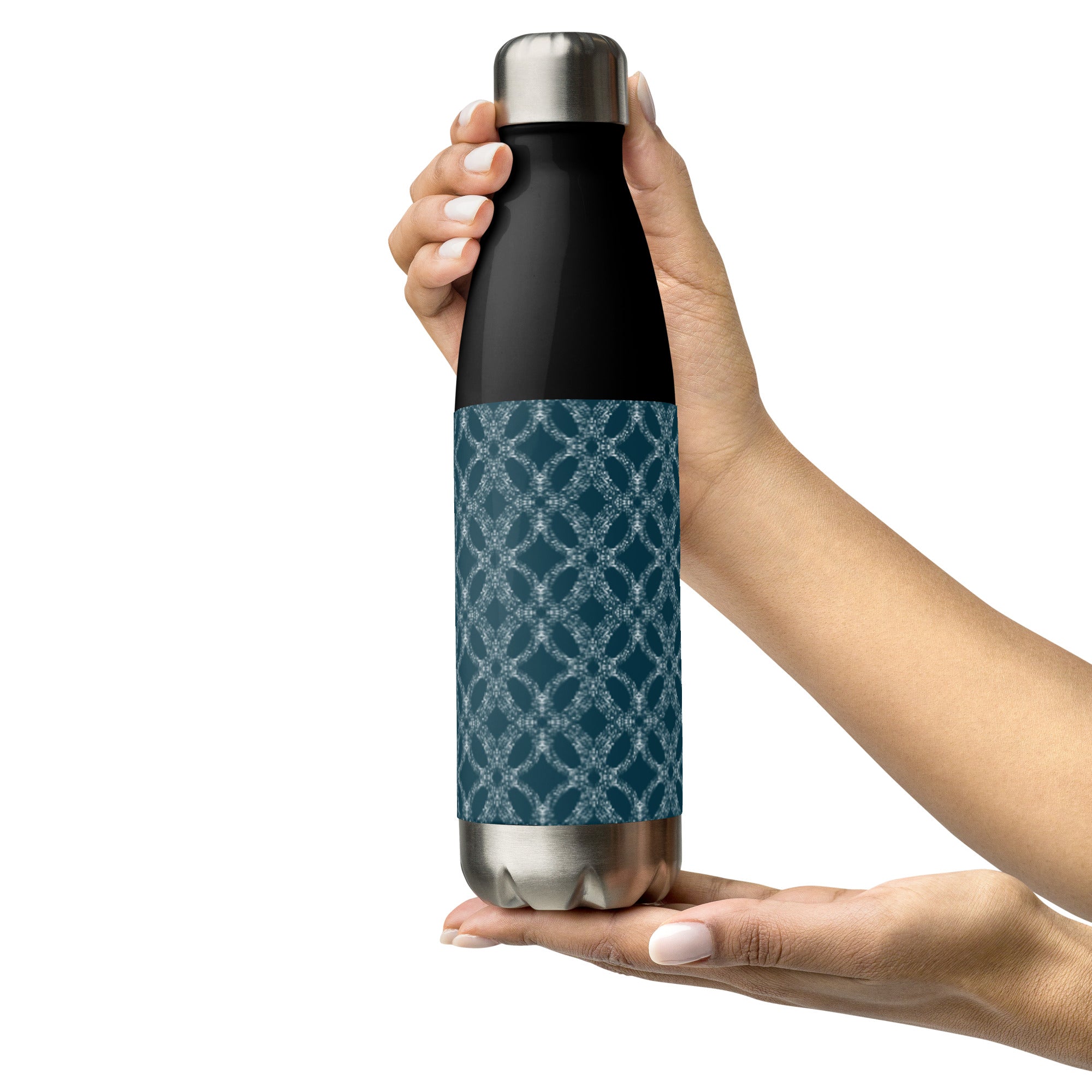 Melody Blue Stainless Steel Water Bottle