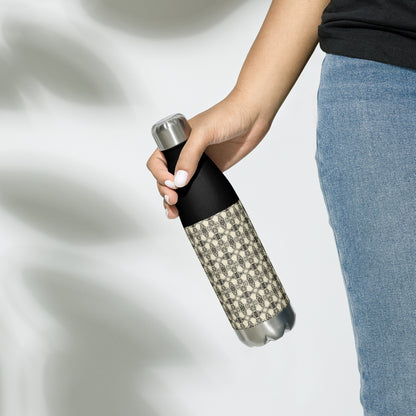 Timbre Black Stainless Steel Water Bottle