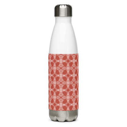 Texture Black Stainless Steel Water Bottle