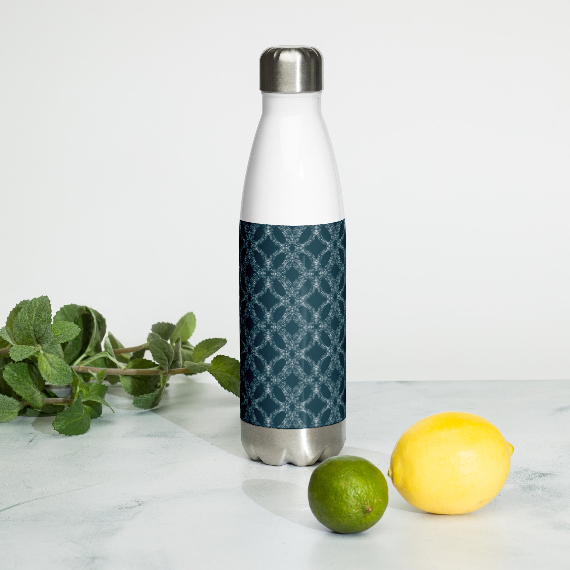 Melody Blue Stainless Steel Water Bottle