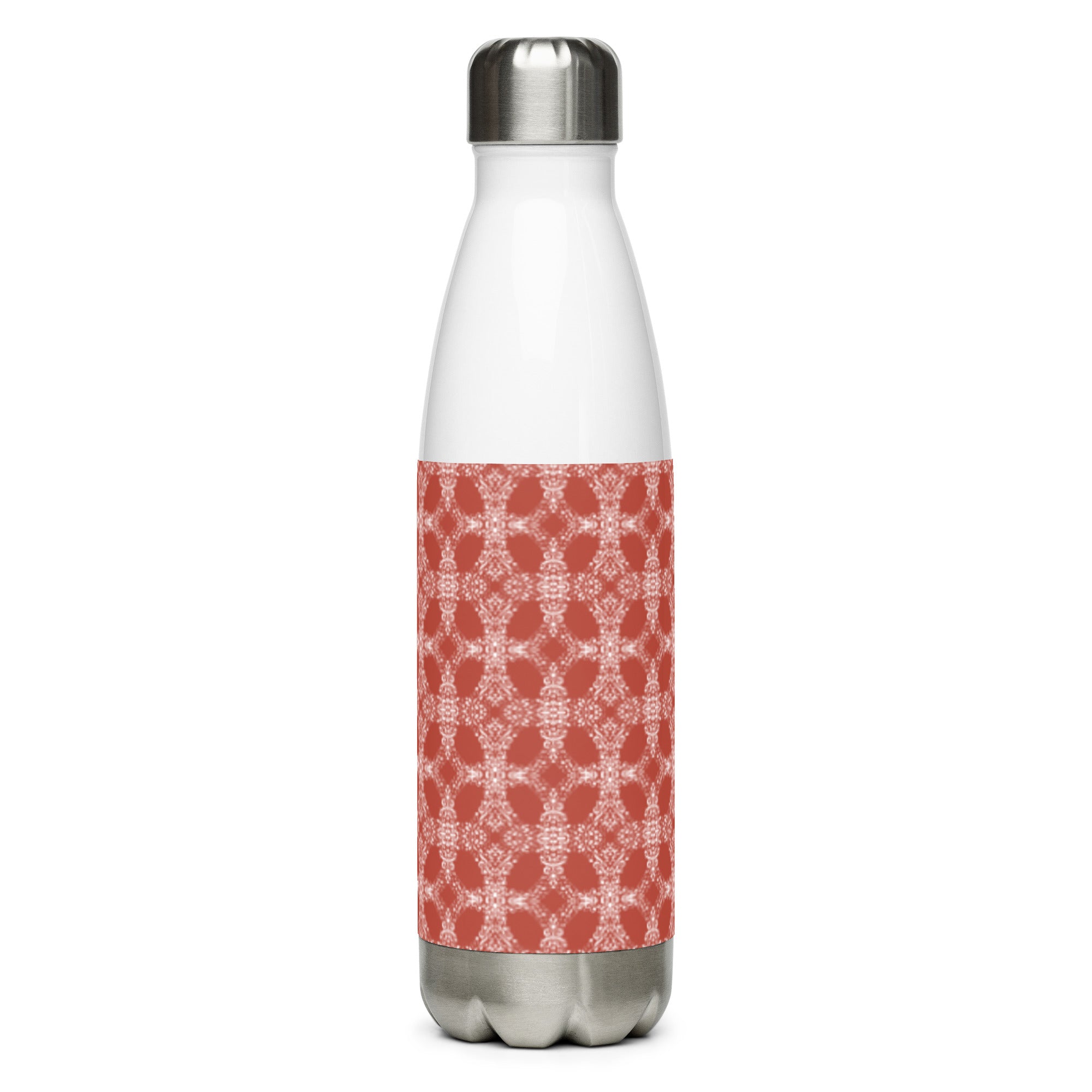 Texture Black Stainless Steel Water Bottle