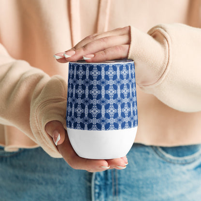 Cerulean Blue Tempo Beverage Tumbler