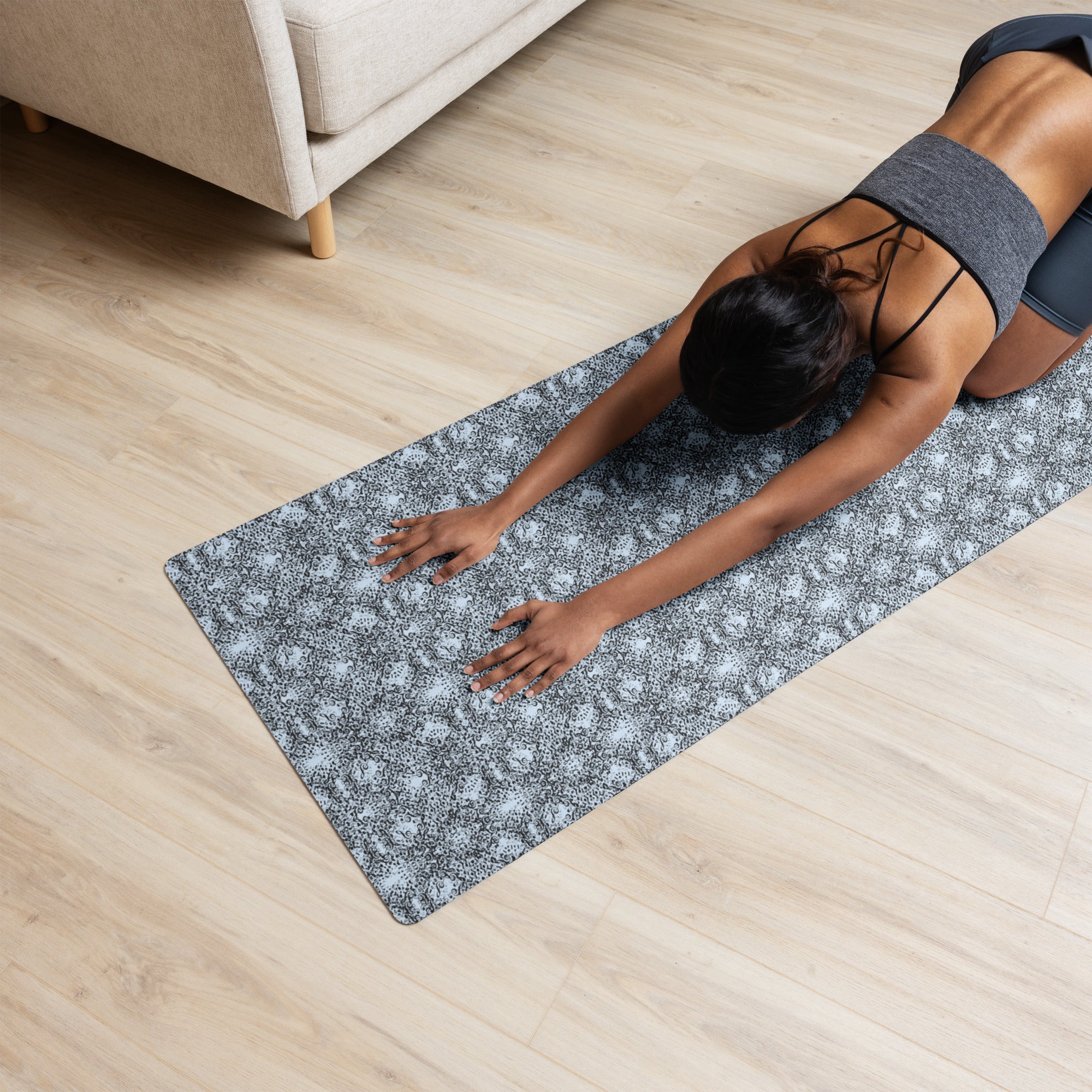 Dhara Blue Rhythm Yoga Mat