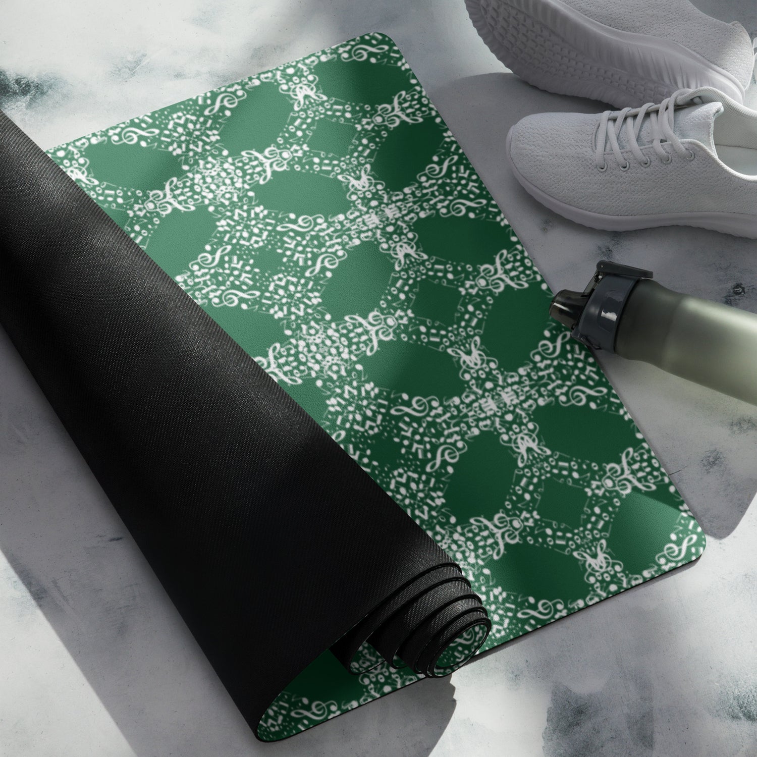 Green Tempo Yoga Mat