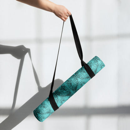 Yelitza Cruz Turquoise Yoga Mat