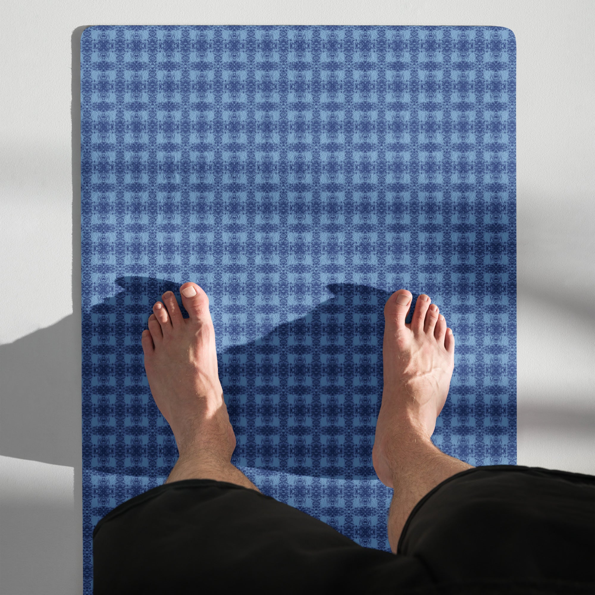 Leisy Fit Blue Yoga Mat