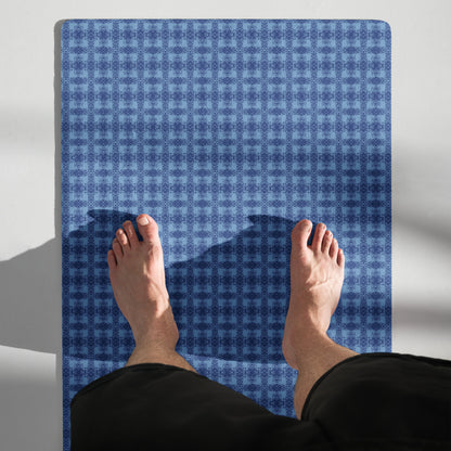 Leisy Fit Texture Blue Yoga Mat