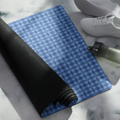 Leisy Fit Blue Yoga Mat