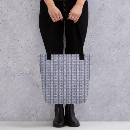 Half Dynamic Pattern Tote Bag - Opera Bound